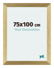 Mura MDF Photo Frame 75x100cm Gold Shiny Front Size | Yourdecoration.com