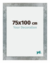 Mura MDF Photo Frame 75x100cm Iron Swept Front Size | Yourdecoration.com