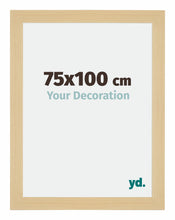 Mura MDF Photo Frame 75x100cm Maple Decor Front Size | Yourdecoration.com