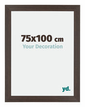 Mura MDF Photo Frame 75x100cm Oak Dark Front Size | Yourdecoration.com