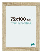 Mura MDF Photo Frame 75x100cm Sonoma Oak Front Size | Yourdecoration.com