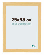 Mura MDF Photo Frame 75x98cm Beech Design Front Size | Yourdecoration.com