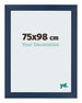 Mura MDF Photo Frame 75x98cm Dark Blue Swept Front Size | Yourdecoration.com