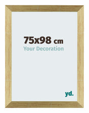 Mura MDF Photo Frame 75x98cm Gold Shiny Front Size | Yourdecoration.com