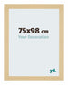 Mura MDF Photo Frame 75x98cm Maple Decor Front Size | Yourdecoration.com