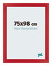 Mura MDF Photo Frame 75x98cm Red Front Size | Yourdecoration.com