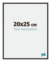 New York Aluminium Photo Frame 20x25cm Black Matt Front Size | Yourdecoration.com