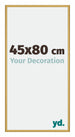 New York Aluminium Photo Frame 45x80cm Gold Shiny Front Size | Yourdecoration.com