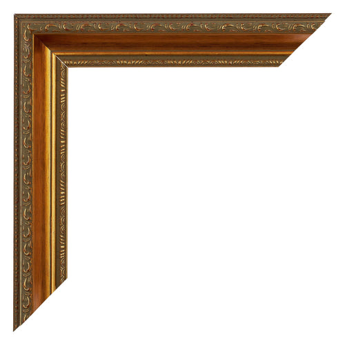 Oxford Wood Photo Frame 20x20cm Gold Antique Corner | Yourdecoration.com