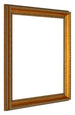 Oxford Wood Photo Frame 20x20cm Gold Antique Front Oblique | Yourdecoration.com