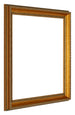 Oxford Wood Photo Frame 25x25cm Gold Antique Front Oblique | Yourdecoration.com