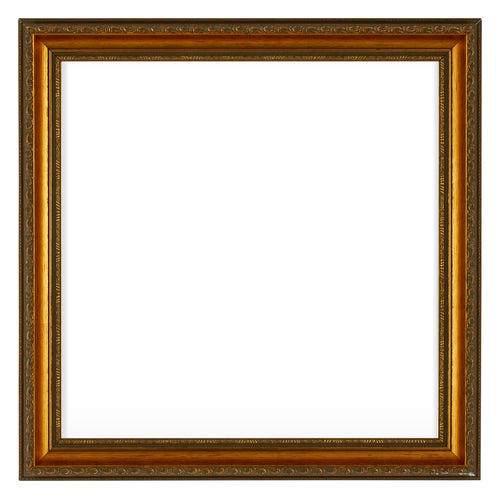 Oxford Wood Photo Frame 25x25cm Gold Antique Front | Yourdecoration.com