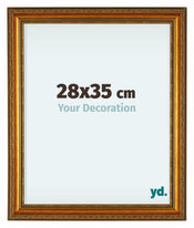 Oxford Wood Photo Frame 28x35cm Gold Antique Front Size | Yourdecoration.com