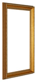 Oxford Wood Photo Frame 30x50cm Gold Antique Front Oblique | Yourdecoration.com