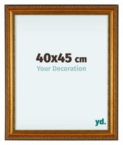 Oxford Wood Photo Frame 40x45cm Gold Antique Front Size | Yourdecoration.com