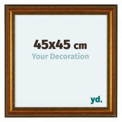 Oxford Wood Photo Frame 45x45cm Gold Antique Front Size | Yourdecoration.com