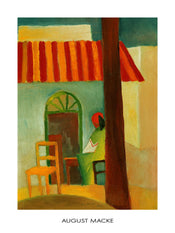 PGM AM 303 August Macke Caffe Turco Art Print 60x80cm | Yourdecoration.com