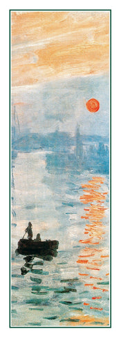 PGM CM 76S Claude Monet Impression Art Print 25x70cm | Yourdecoration.com