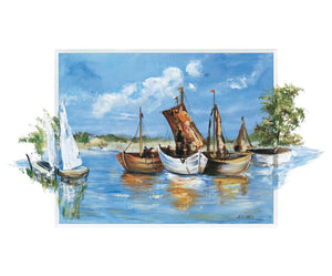 PGM KSR 2063 Katharina Schottler Peaceful Scene Art Print 30x24cm | Yourdecoration.com