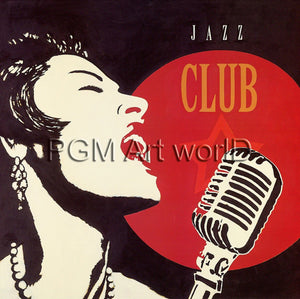 PGM MOF 79 Marco Fabiano Jazz Club Art Print 70x70cm | Yourdecoration.com