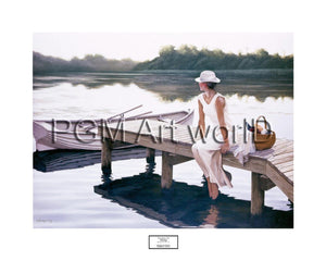 PGM ZS 02 Zhongping Shi Waiting Art Print 76x61cm | Yourdecoration.com