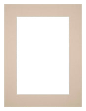 Passe Partout 18x24cm Carton Beige Edge 5cm Straight Front | Yourdecoration.com