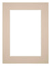 Passe Partout 18x24cm Carton Beige Edge 5cm Straight Front | Yourdecoration.com