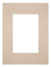 Passe Partout 18x24cm Carton Beige Edge Straight Front | Yourdecoration.com