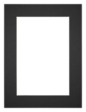 Passe Partout 18x24cm Carton Black Edge 5cm Straight Front | Yourdecoration.com