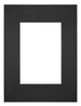 Passe Partout 18x24cm Carton Black Edge Straight Front | Yourdecoration.com