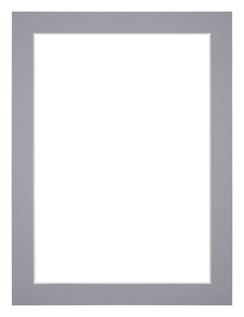 Passe Partout 18x24cm Carton Gray Edge 3cm Straight Front | Yourdecoration.com