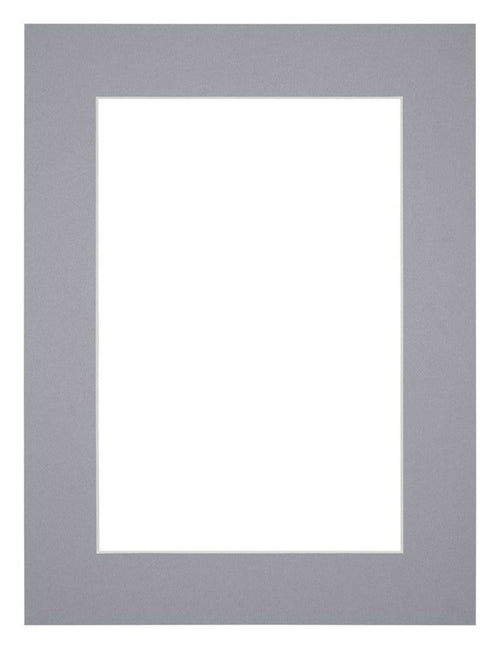 Passe Partout 18x24cm Carton Gray Edge 5cm Straight Front | Yourdecoration.com