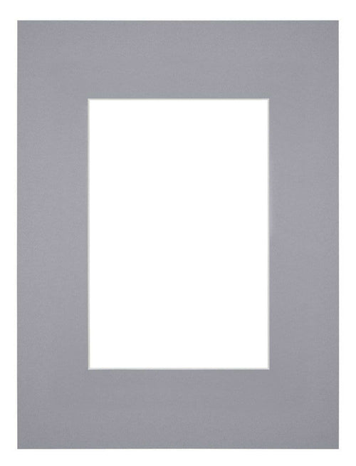 Passe Partout 18x24cm Carton Gray Edge Straight Front | Yourdecoration.com