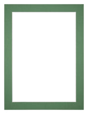 Passe Partout 18x24cm Carton Green Forest Edge 3cm Straight Front | Yourdecoration.com