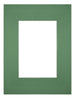 Passe Partout 18x24cm Carton Green Forest Edge Straight Front | Yourdecoration.com