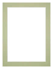 Passe Partout 18x24cm Carton Mint Green Edge 3cm Straight Front | Yourdecoration.com