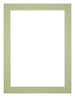 Passe Partout 18x24cm Carton Mint Green Edge 3cm Straight Front | Yourdecoration.com