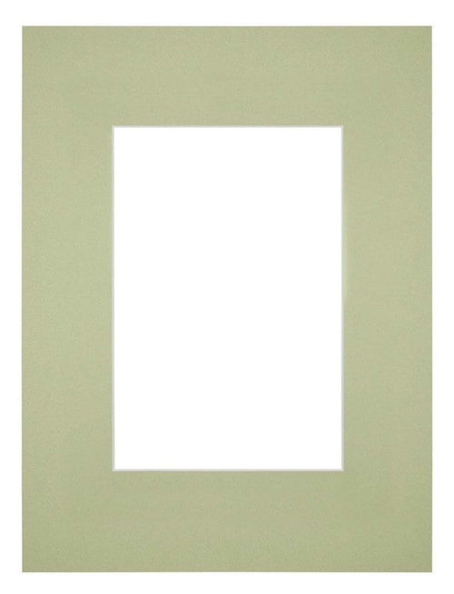 Passe Partout 18x24cm Carton Mint Green Edge Straight Front | Yourdecoration.com