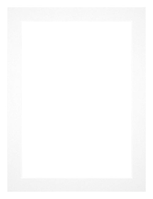 Passe Partout 18x24cm Carton White Edge 3cm Straight Front | Yourdecoration.com