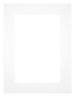 Passe Partout 18x24cm Carton White Edge 5cm Straight Front | Yourdecoration.com