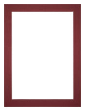 Passe Partout 18x24cm Carton Wine Red Edge 3cm Straight Front | Yourdecoration.com