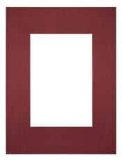 Passe Partout 18x24cm Carton Wine Red Edge Straight Front | Yourdecoration.com