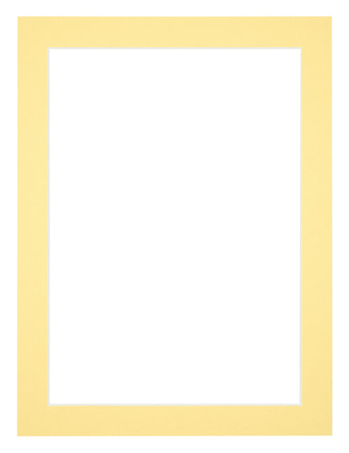 Passe Partout 18x24cm Carton Yellow Edge 3cm Straight Front | Yourdecoration.com