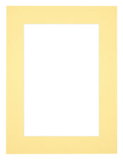 Passe Partout 18x24cm Carton Yellow Edge 5cm Straight Front | Yourdecoration.com