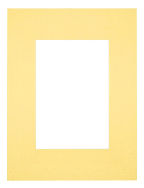 Passe Partout 18x24cm Carton Yellow Edge Straight Front | Yourdecoration.com