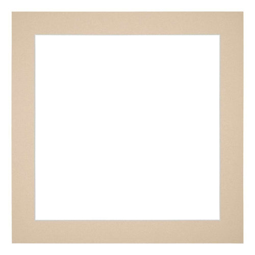 Passe Partout 20x20cm Carton Beige Edge 4cm Straight Front | Yourdecoration.com