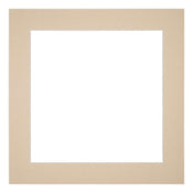 Passe Partout 20x20cm Carton Beige Edge 5cm Straight Front | Yourdecoration.com