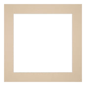 Passe Partout 20x20cm Carton Beige Edge Straight Front | Yourdecoration.com