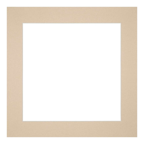 Passe Partout 20x20cm Carton Beige Edge Straight Front | Yourdecoration.com