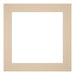 Passe Partout 20x20cm Carton Beige Edge Straight Front | Yourdecoration.com